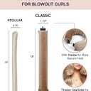 Classic Heatless Curls Overnight Rods No Heat Hair Curlers to Sleep Jumbo Foam Large Hair Rollers for Long Short Hair Heatless Curling Rod Set Styling Tools with Satin Scarf Blonde