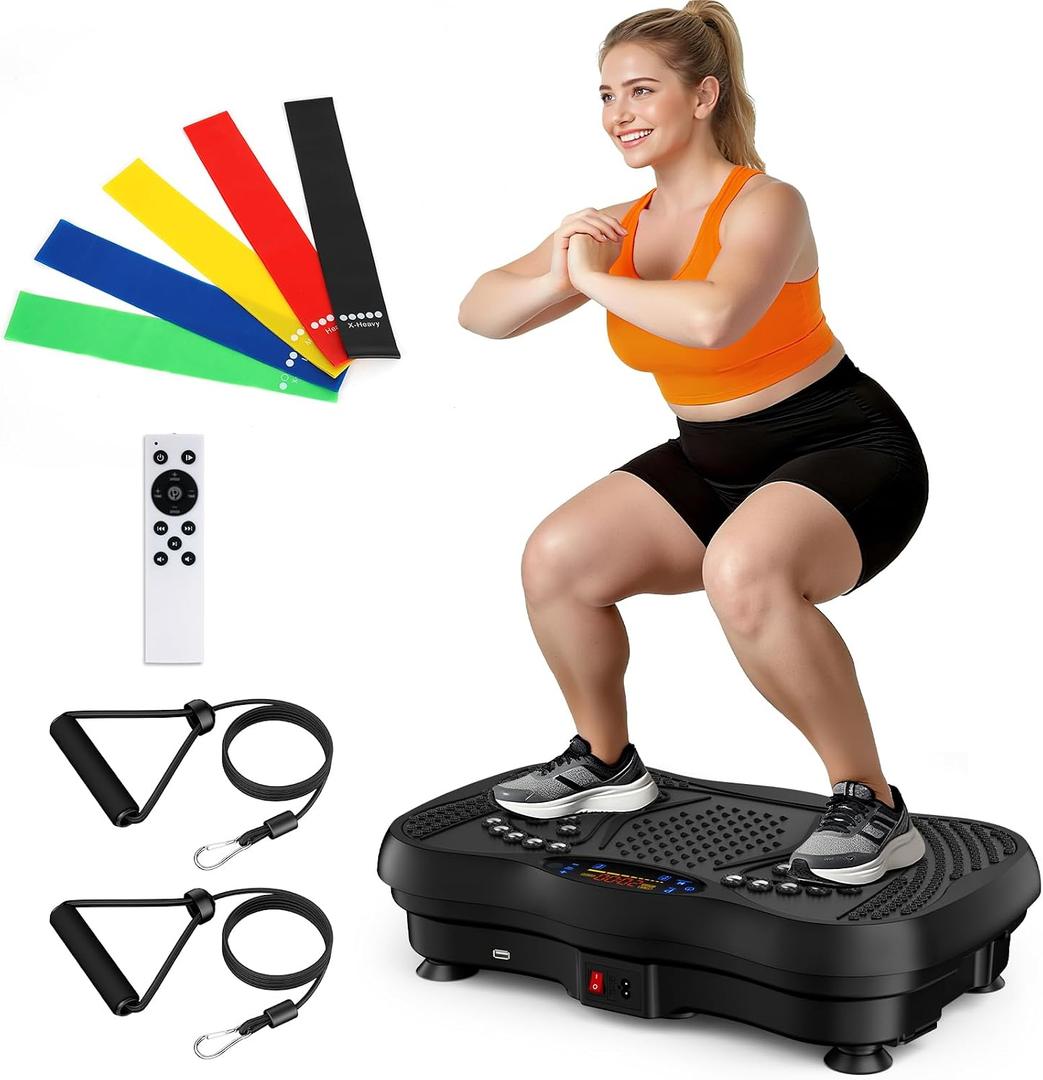 Vibration Plate Exercise Machine for Full Body Lymphatic Drainage