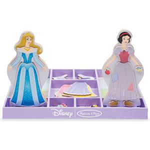Melissa & Doug Disney Sleeping Beauty and Snow White Magnetic Dress-Up Wooden Doll Pretend Play Set (40+ pcs), Pretend Play & Preschool Toys for Kids Ages 3+