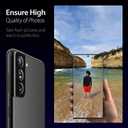 2 x Whitestone DOME Camera EZ Type [Easy Installation] Tempered Glass Lens Protector for Galaxy S21 [2Pack]