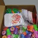 194 Pcs Christmas School Stationery Set Xmas Classrooms Exchange Stationery Party Favors Class Reward Prizes Notebooks Pencils Sharpener Erasers Stickers Stamps for Party Supplies (Snowball)