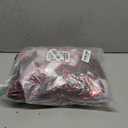 BBTO 36 Pieces Plush Cuff Christmas Mini Stockings 7 Inch Buffalo Plaid Hanging Stockings Xmas Candy Holder Tableware Holders (Red and Black)