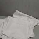 2 Pack Cupuamon Square Tablecloth 52x52 inch Washable Polyester Fabric Table Cloth for Wedding Party Dining Banquet Decoration（52x52,White）