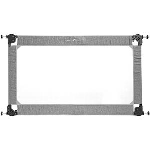Baby Delight Go with Me Portable Mesh Baby Gate | Span 30-48" Expandable Folding Gate | Pressure Mounted | Charcoal Tweed