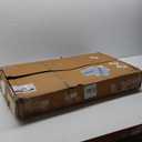 Folding Adirondack Chair with Cup Holders HDPE Plastic Outdoor Chairs, Weather Resistant, Real Wood Look for Patio, Deck, Fire Pit, Backyard, Black