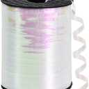 BEISHIDA 500 Yards White Ribbons Curling Ribbon 5mm for Gift Wrapping, Thin Curly Ribbon for Craft Balloon String Birthday Party Decoration Embellish Wedding