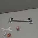 NearMoon Adjustable Shower Arm Universal Connection, Extension Arm, Adjust Angle to Upgrade Shower Experience, Easy to Install, Anti-leak (11 Inch, Chrome Finish)