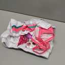 Koatobbor Girls Cheerleader Costume Halloween Party Dress Up with Accessories (5-6 Years, Pink)