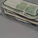 Uekeboag 3Pcs Canvas Chenille Letter Makeup Bag Set, Small Travel Washable Organizer Bag for Purse with Zipper, Cute Personalized Gift Pouch For Women and Girls(Hair Skin Face)