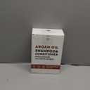 Moroccan Argan Oil Shampoo and Conditioner Set - Sulfate Free with No Parabens - Botanicals for Women and Men - Professional Moisturizing, Anti Frizz, Hydrating Solution for Dry, Wavy and Curly Hair