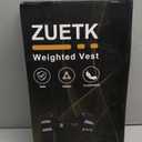 ZUETK Weighted Vest, 8lb Weight Vest with Reflective Stripe, Weighted Vest for Men Women Workout Equipment for Strength Training, Running, Jogging, Fitness, Weight Loss (Blue with Bag, No Mesh Pocket)