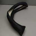 Leather Steering Wheel Cover for Jeep Wrangler Grand Cherokee Compass, 14.5-15 inches Car Steering Wheel Cover with Non-Slip Breathable (Black)