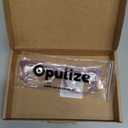 OPULIZE KAT Reading Glasses for Women Men, Cat-Eye Frame with Spring Hinges, Matt Purple +3.50 (Pack of 1)