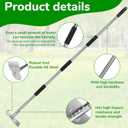 Garden Tools,Weeder Tool,63" Weed Puller Tool with Long Handle,Easy Weeding Without Bending or Squatting Down,Weeding Tools Suitable for Farm Planting,Gardening(Silver 12 Claws)