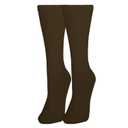 NuVein 15-20 mmHg Medical Compression Socks, Mid Calf Crew Length, Padded Cushion Foot, Brown, X-Large
