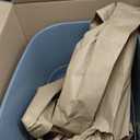 SpaceTime Extra Large Litter Box with High Sides, 24.2" Lx16.3 Wx12.9 H XL Multi Cat Litter Pan for Kitty, Cat Boxes for Indoor Cats, Jumbo Litter Boxes for Big Cats, Anti-Splashing, Easy to Clean (Grey)