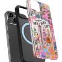 Esdot Cute Case for iPhone 15 Plus,Compatible with Magsafe,Trendy Floral
