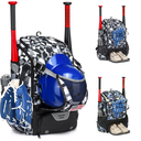 Softball Bag,Softball Bat Bag For Youth Adults,Baseball Bag with Fence Hook for TBall Bat & Equipment,Lightweight Baseball Bat Backpack with Shoe Compartment,Large Main Compartment for Helmet