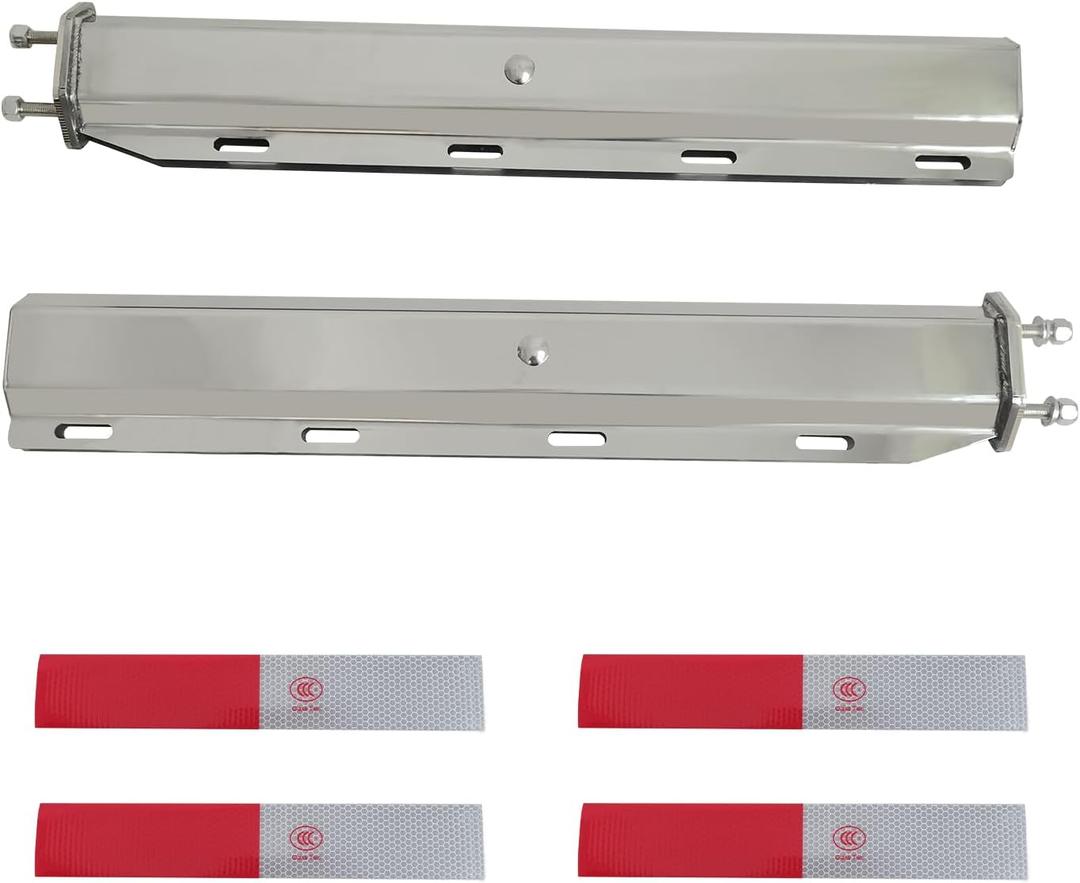 Stainless Steel Mudflap Hanger Bracket for 2-1/2" Bolt Spacing Semi Truck