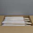 White Paper Umbrellas, 23.6 Inch Paper Parasol Umbrellas Chinese Japanese Style DIY Umbrellas Decorative Vintage Decor for Wedding Props