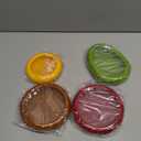 AEKTBY 4-Pack Reusable Avocado & Onion Saver - Silicone Vegetable & Fruit Storage Containers for Fridge, Anti-Oxidation Fresh Keeper Boxes - BPA-Free, Airtight & Eco-Friendly (ABS + Silicone)