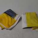 Hand Towels for Bathroom,Set of 2,Grey and Yellow Abstract Art Painting,Soft Absorbent Small Bath Towel Kitchen Dish Guest Towel Home Decor 15.7"x27.5"