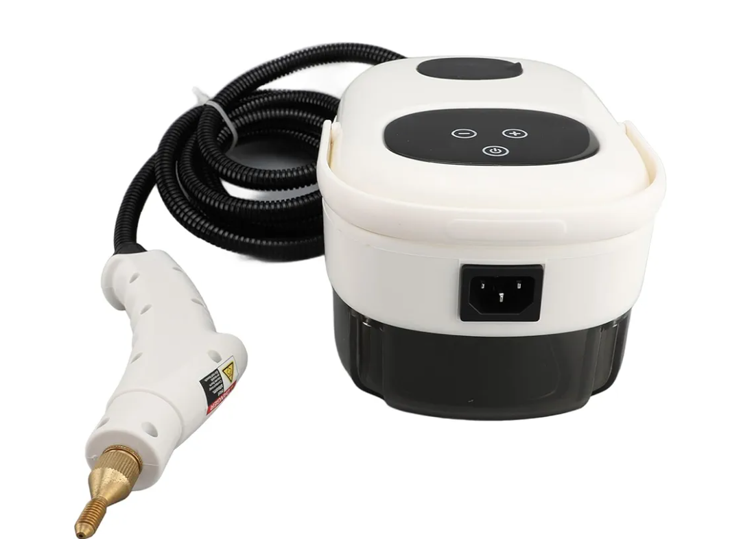 High Heat Steam Cleaner, High Temperature Hand Steamer High Pressure Steam Cleaning Machine, Portable Steam Cleaner Washer for Home and Car (2500W 110V White Touchscreen)