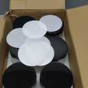 6 Pack 24 oz Glass Jars With Plastic Lids, Glass Kitchen Canisters Cabinet, Pantry Organization, Food Storage Jars for Flour, Sugar, Coffee, Candy, Snacks, 8 Chalk Labels, 1 Pen