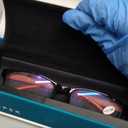 Prospek Blue Light Glasses Reading for Men and Women, For Computer Use, Blue Light Protection, Clear Lens 0 to +3.0 Diopters (Red and Black)
