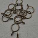 Curtain Eyelet Rings, Satin Nickel, 14 pcs