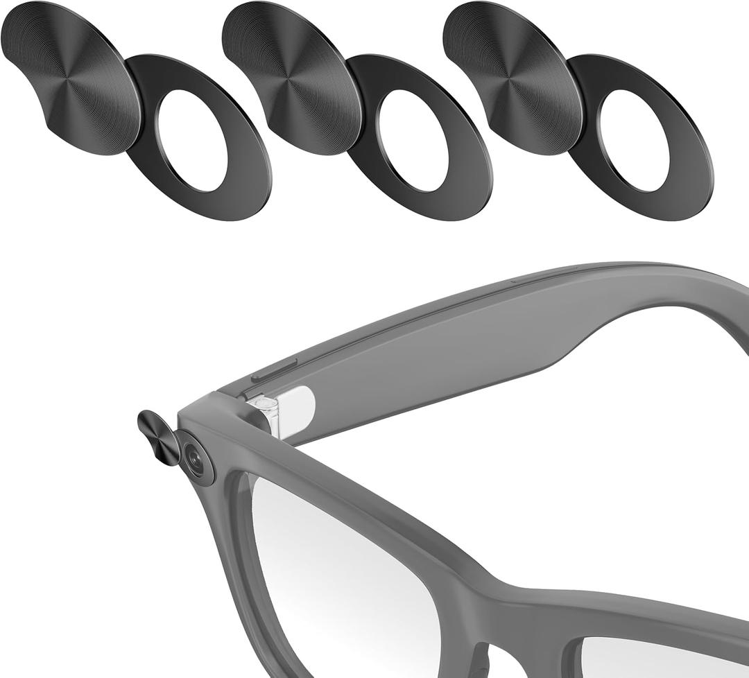APEXINNO LED Light Blocking Stickers for Ray-Ban Meta Glasses,Rotating Camera Privacy Cover Compatible with Wayfarer/Oakley/Skyler/Headliner Smart Glasses,Rotating LED Sunshade Glasses Accessory
