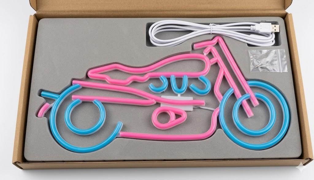 Motorcycle Neon Sign for Wall Decor