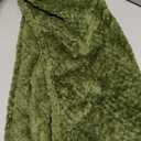 PHF Ultra Soft Flannel Fleece Blanket King Size, Lightweight 3D Jacquard Fleece Blanket, No Shedding, No Pilling, Luxury 340GSM Aesthetic Fluffy Cozy for Bed Room Decor, 108"x90", Olive Green