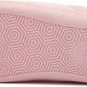 NewDenBer Women's Cozy Memory Foam Slippers Soft Fleece Lined Slip on Indoor Outdoor House Shoes (5-5.5, 5. Pink)