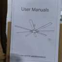 ZMISHIBO 108 Inch Large Ceiling Fans with Remote, High Volume(HVLS) Industrial Ceiling Fan with Reversible DC Motor, 8 Blades, 3 Downrods, Commercial Outdoor Ceiling Fans for Porch/Garage/Shop,Nickel