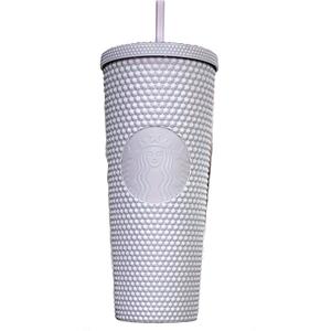 Starbucks 2021 Holiday Bling Studded Cold Cup Tumbler 24oz (Lavender Purple)