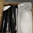 Heavy Duty Coat Rack with Marble Base, Freestanding Hall Coat Tree with 12 Hooks and 3 Adjustable Sizes, Metal Coat Rack Stand for Entryway, Bedroom, Office Hanging Purses, Coats, Scarves, Hats (Black)