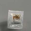 HAHIYO Mini Pochette Purse Chain Strap Thin Wide 6mm for LV Length 7.9 Inches Thick 2mm Shiny Gold for Handbag Wallet Clutch Comfortable Flat Metal Strap 1 Pack