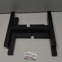 Adjustable Plant Stand Indoor,Bamboo Mid Century Modern Plants Stands, Stable Plant Holder,Fit 8 9 10 11 12 inch Pots (Pot & Plant Not Included)(Black)