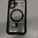 Miracase for iPhone 16 Case 6.1'', Full-Body Bumper Phone case with Built-in Full Glass Screen &Camera Control, No Gap, Compatible with MagSafe, Drop Proof 16 Cover, Black