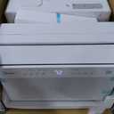 Midea 8,000 BTU U Shaped Smart Inverter Window Air Conditioner - Cools 350 Sq Ft, Ultra Quiet with Open Window Flexibility - Alexa/Google Assistant Compatible - 37% Energy Savings, Remote (Updated)