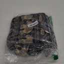 Coton Pose Women sling bag Elephant canvas large boho backpacks bohemian Crossbody bag (Black)