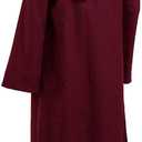 LHJ Adult Halloween Costume Tunic Hoodies Robe Cosplay Capes (Large, Red)