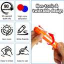 abby paint 30 Colors Solid Tempera Paint Sticks, Washable Paint Sticks for Kids, Quick Drying,Non-toxic,Idel for Kids and Students