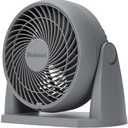 Blizzard Air Circulator Fan, 3 Speeds, 90 Tilt, Removable Grill, With 3-Speed Settings, Powerful Airflow, 20% Greater Velocity And Airflow (Cool Gray)