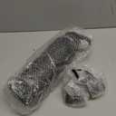 CIVAGO 40 oz Insulated Water Bottle With Straw, Stainless Steel Sports Water Cup Flask with 3 Lids (Straw, Spout and Handle Lid), Double Walled Travel Thermal Canteen Mug, Midnight Black