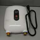 Under Sink Tankless Water Heater, Electric, 110V/120V, Point of Use, Instant Hot Water, Compact Design, Easy Installation for Kitchen, Bathroom, RV & Apartment (White)