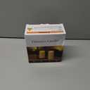 Homemory 6"x3" Outdoor Waterproof Flameless Candles, LED Candles, Battery Operated Candles with Remote and Timers, Electric Fake Plastic Pillar Candles, Ivory White, Set of 2