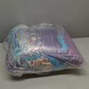 Cottolester Boho Comforter Set Queen Size 8 Piece Bed in a Bag Bohemian Striped Bedding Quilt Set Aqua Paisley Floral Comforter and Sheet Set,Soft Microfiber Complete Bedding Sets for All Season