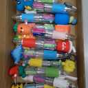 CZWZ 20Pcs Mini Multicolor Pens in One 4-in-1 Cute Pens Bulk for Kids, Fun Kawaii Ballpoint Pens for Birthdays and Children's Party Favors Gifts Teacher School Supplies